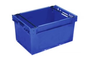 Plastic container with movable arms 600x400x300 mm
