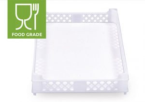 Food container with openwork walls 600x400x77 mm