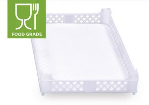 Food container with openwork walls 600x400x92 mm