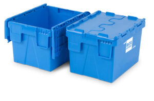 Integrated lid containers