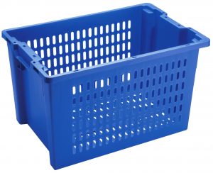 Openwork plastic container 600x400x350 mm