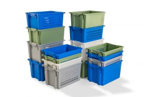 Transport boxes 180° rotatable