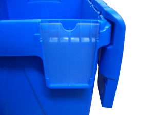 Window for a logistic label for a 400x300 mm container