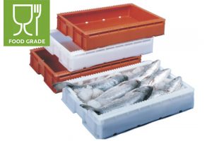 Food container with perforation 725x485x130 mm