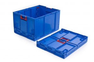 Folding plastic container 800x600x465 mm